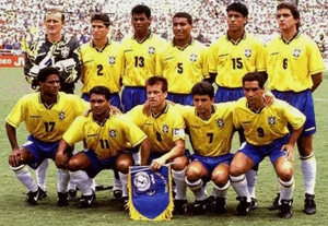 BRAZIL 93/94 HOME JERSEY