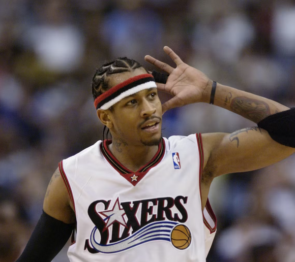 76ERS ALLEN IVERSON '01 CHAMPION NBA JERSEY