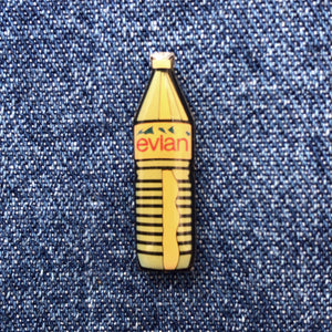 EVIAN BOTTLE 90'S PIN