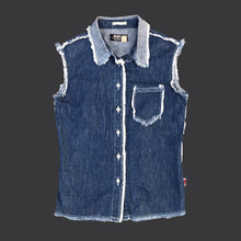 Load image into Gallery viewer, GAULTIER 90&#39;S SLEEVELESS BUTTON UP