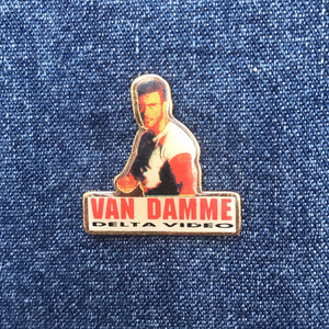 VAN DAMME 90'S PROMO PIN