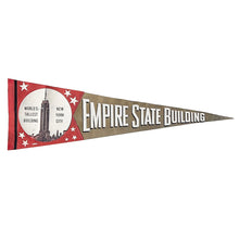 Load image into Gallery viewer, EMPIRE STATE BUILDING NYC 60&#39;S PENNANT