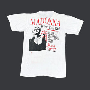 MADONNA 'WHO'S THAT GIRL' '87 T-SHIRT