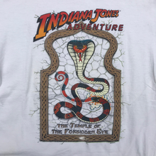 Load image into Gallery viewer, INDIANA JONES DISNEY &#39;TEMPLE OF THE FORBIDDEN EYE&#39; 90&#39;S T-SHIRT