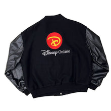 Load image into Gallery viewer, DISNEY ONLINE 90&#39;S LETTERMAN JACKET