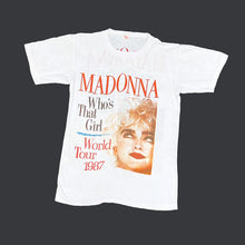 Load image into Gallery viewer, MADONNA &#39;WHO&#39;S THAT GIRL&#39; &#39;87 T-SHIRT