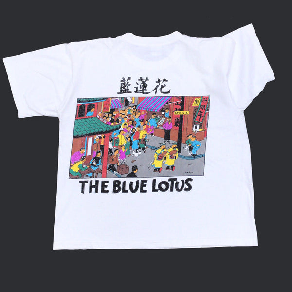 TINTIN & THE BLUE LOTUS 90'S T-SHIRT