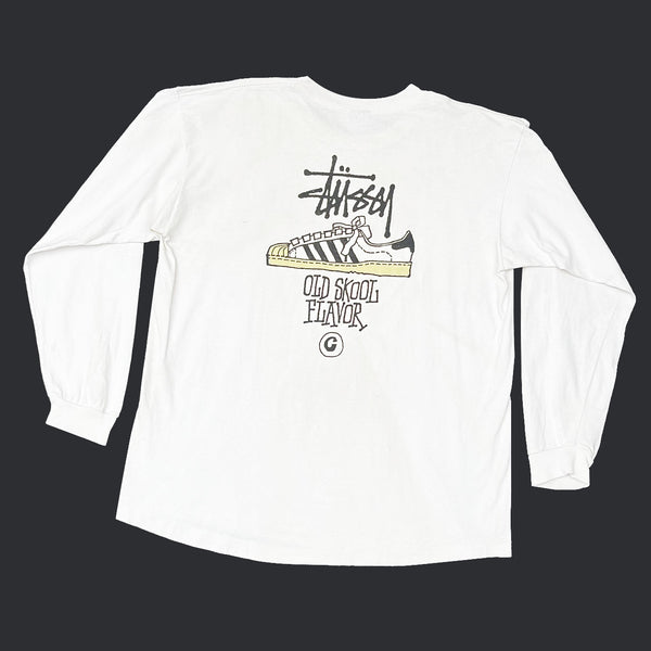 STÜSSY 'OLD SKOOL' 90'S L/S T-SHIRT