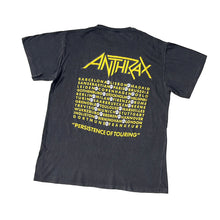 Load image into Gallery viewer, ANTHRAX PERSISTENCE OF TIME &#39;90 T-SHIRT