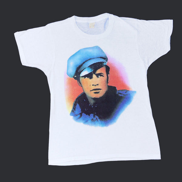 MARLON BRANDO WILD ONE 80'S T-SHIRT