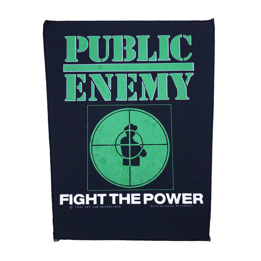 PUBLIC ENEMY FIGHT THE POWER 90 BACK PATCH