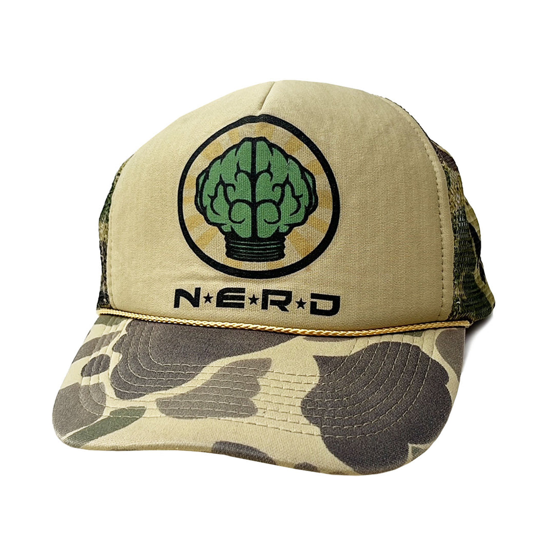 N.E.R.D. 2000'S MESH CAMO CAP