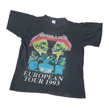 Load image into Gallery viewer, METALLICA EURO TOUR 93 T-SHIRT