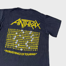 Load image into Gallery viewer, ANTHRAX PERSISTENCE OF TIME &#39;90 T-SHIRT