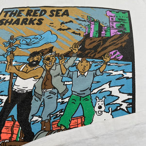 TINTIN 'THE RED SEA SHARKS' 90'S T-SHIRT
