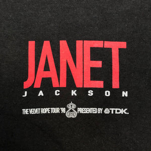 JANET JACKSON 'VELVET ROPE TOUR' 98 T-SHIRT