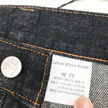 Load image into Gallery viewer, CALVIN KLEIN SELVEDGE DEADSTOCK W29 JEANS