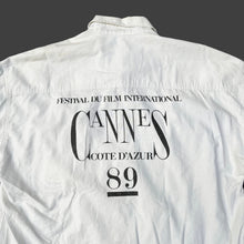 Load image into Gallery viewer, FESTIVAL DE CANNES &#39;89 L/S BUTTON UP SHIRT
