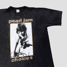 Load image into Gallery viewer, PEARL JAM &#39;CHOICES&#39; &#39;92 T-SHIRT
