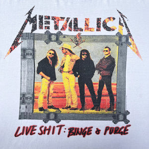 METALLICA 'LIVE SHIT: BINGE & PURGE' '95 T-SHIRT