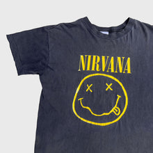 Load image into Gallery viewer, NIRVANA &#39;SMILEY&#39; &#39;92 T-SHIRT