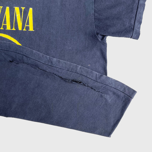 NIRVANA 'SMILEY' '92 T-SHIRT