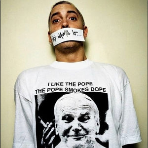 THE POPE SMOKES DOPE 90'S T-SHIRT