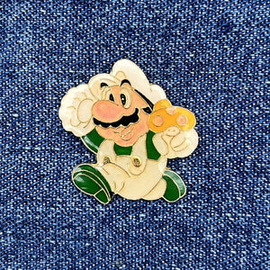 SUPER MARIO BROS. LUIGI 1UP 80'S PIN